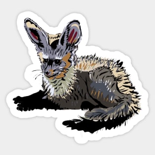 Bat-eared Fox Sticker